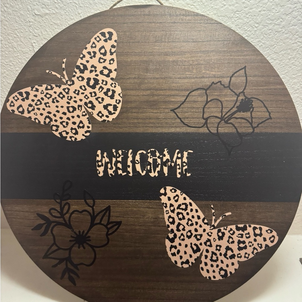 Door Hang Welcome sign